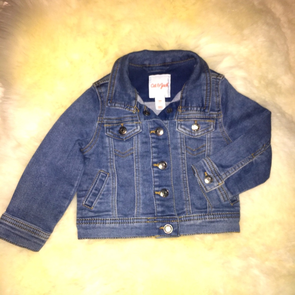 Girls jean jacket by Cat & Jack, Sz 18M